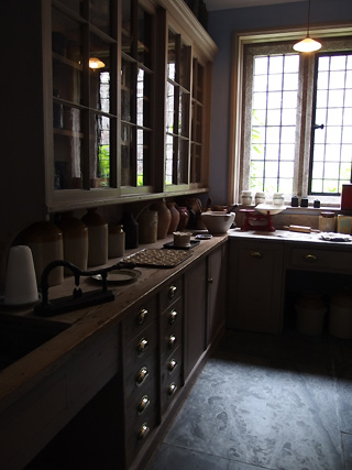 Downstairs in Lanhydrock, Cornwall