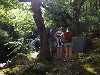 Wales, naar de waterval