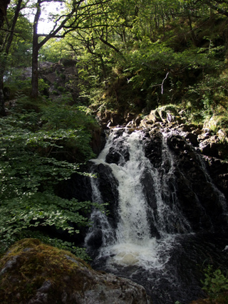 Wales, waterval ten zuiden van Betws-y-Coedd