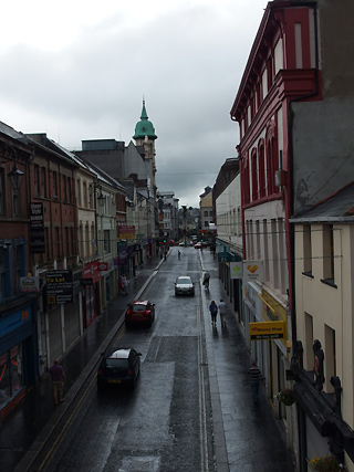 (London)derry, foto vanaf de muur