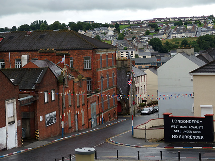 Londonderry, foto vanaf de muur