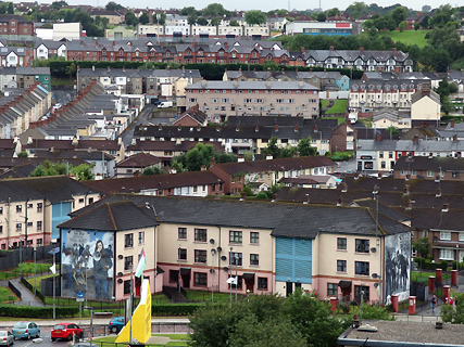 Londonderry, foto vanaf de muur