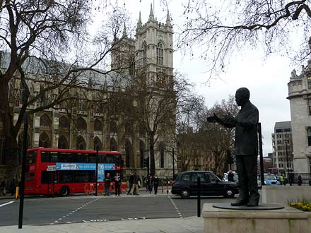 Londen februari 2012, Parliament Square