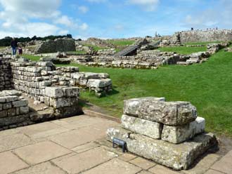 muur van Hadrianus bij Housesteads Fort