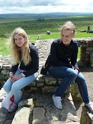 muur van Hadrianus bij Housesteads Fort