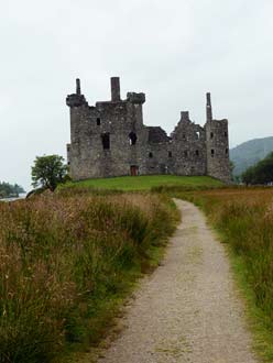 Kilchurn Castle, toegangspad