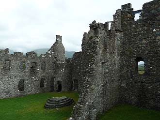 Kilchurn Castle, van binnen