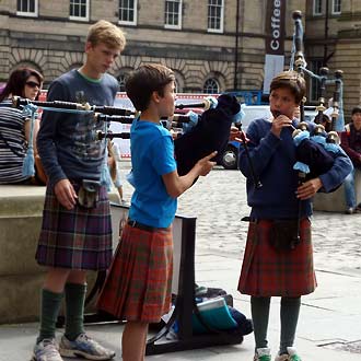 de fringe, Royal Mile, Edinburgh