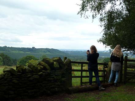 wandeling bij Keldy Castle Forest Cabins