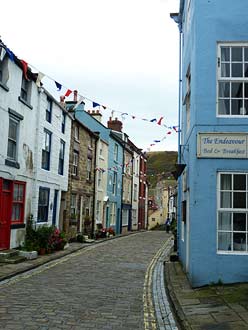 Staithes, de kust van Yorkshire