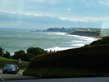 bij Whitby, de kust van Yorkshire