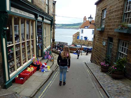 Eva in Robin Hoods Bay