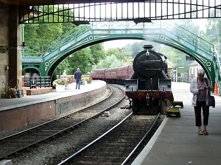 station Pickering - met de stoomtrein, de NYMR, door Yorkshire