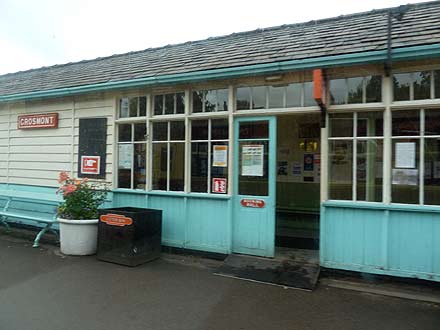 station Grosmont - de stoomtrein, de NYMR, door Yorkshire