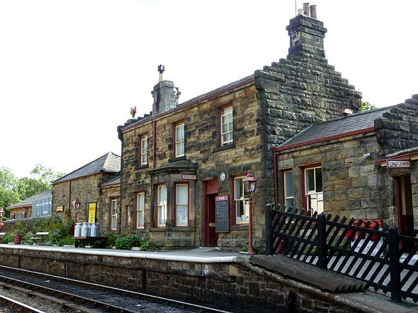 station Goathland - trein terug van Whitby naar Pickering